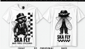 Ska Fly 01 Original T-shirt front and back original artwork