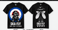 Ska Fly 02 Target T-shirt front and back original artwork