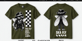 Ska Fly 03 Checker T-shirt front and back original artwork