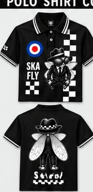 Ska Fly 07 Classic Ska polo front and back